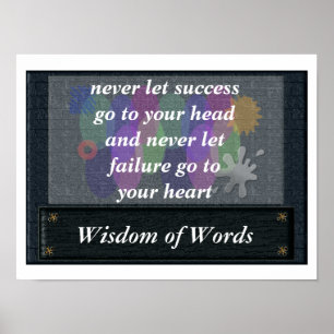 Success and failure - poster