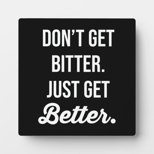 Success and Gym Motivational Plaque (Front)