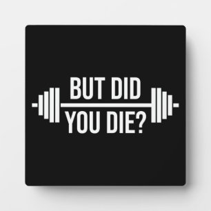 Success and Gym Motivational Plaque