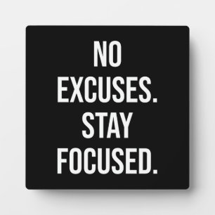 Success and Gym Motivational Plaque
