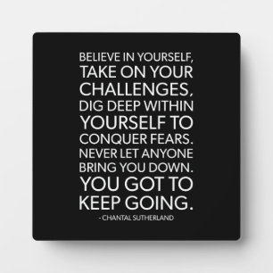 Success and Gym Motivational Plaque