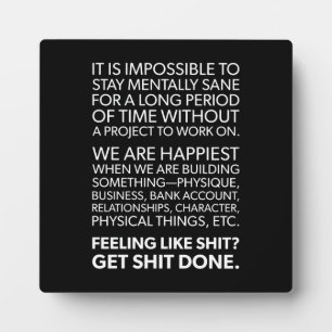 Success and Gym Motivational Plaque