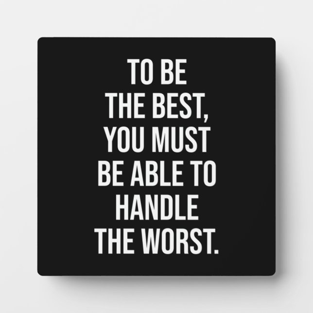 Success and Gym Motivational Plaque (Front)