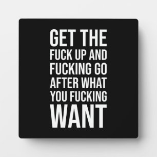 Success and Gym Motivational Plaque