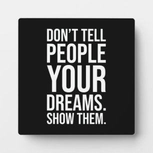 Success and Gym Motivational Plaque