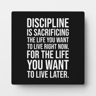 Success and Gym Motivational Plaque