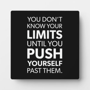 Success and Gym Motivational Plaque