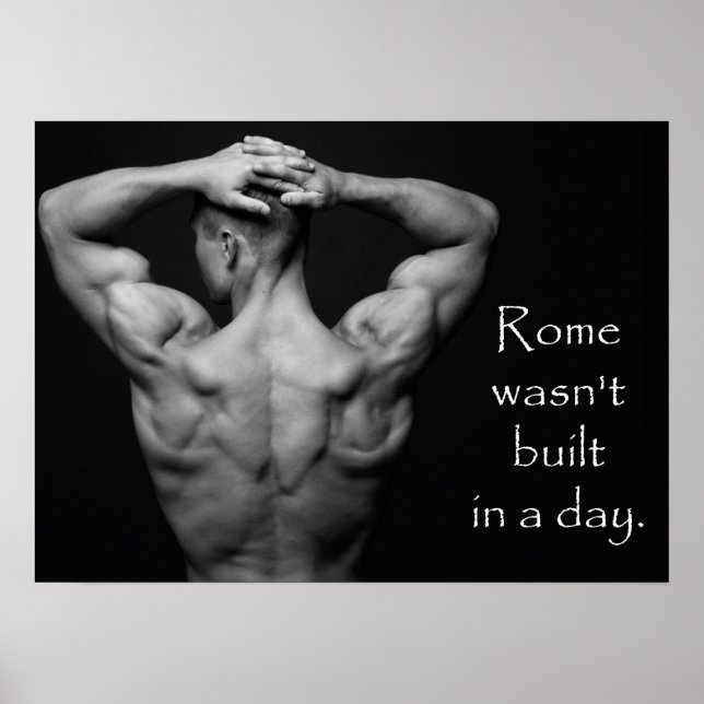 Success and Gym Motivational Poster (Front)