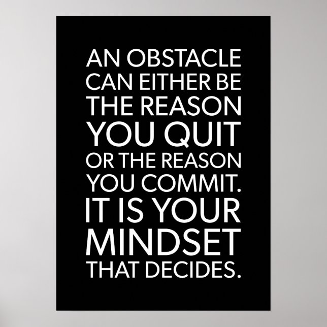 Success and Gym Motivational Poster (Front)