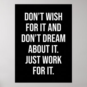 Success and Gym Motivational Poster