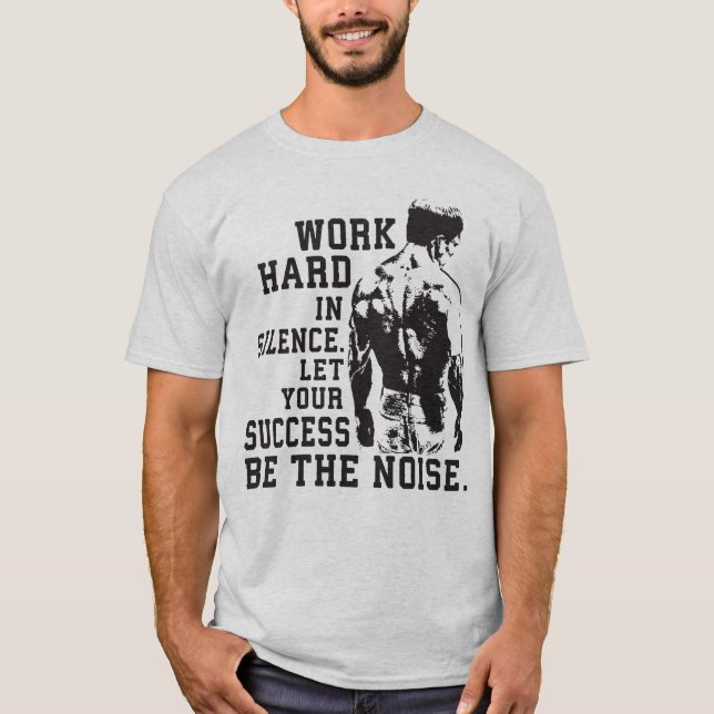 Success and Gym Motivational T-Shirt (Front)