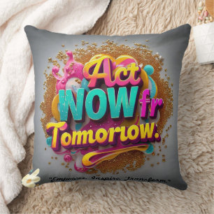 "Success Awaits" Throw Pillow