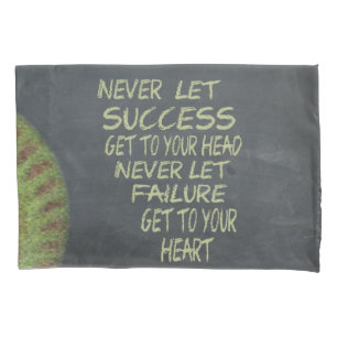 Success Fastpitch Softball Motivational Pillowcase
