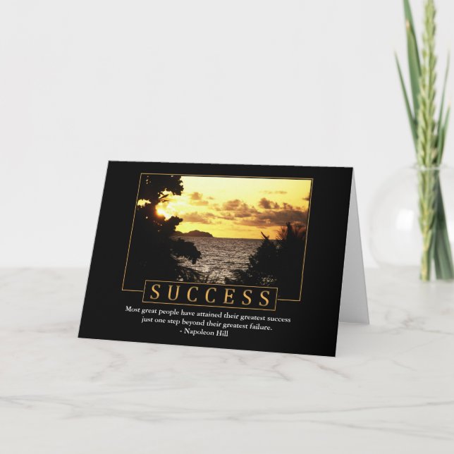 Success Greeting Cards (Front)