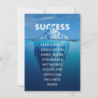 Success Iceberg Hard Work