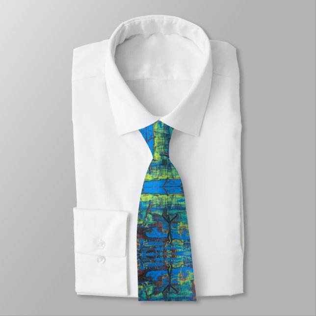 Success in Blue and Yellow Tie (Tied)