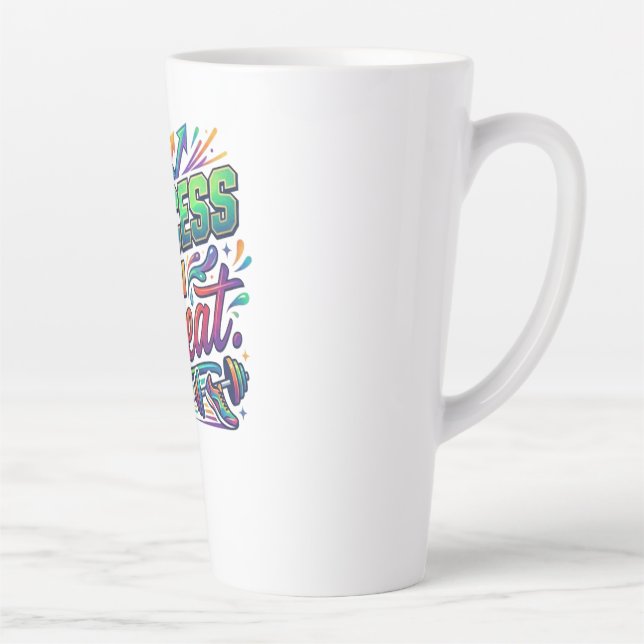 Success in Sweat T-Shirt Latte Mug (Right)