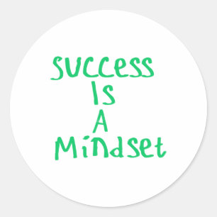 Success Is A Mindset Sticker