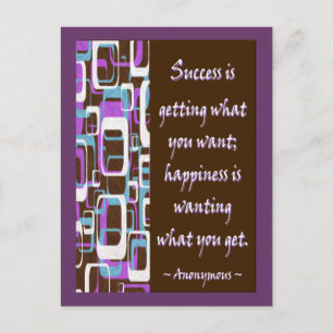 Success Is... Postcard
