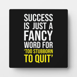 Success is Talent Coffee Questionable Life Choices Plaque