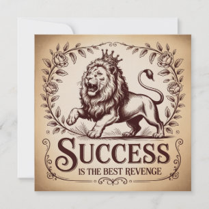 Success Is The Best Revenge Card