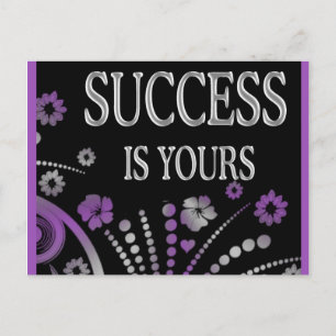 SUCCESS IS YOURS POSTCARD