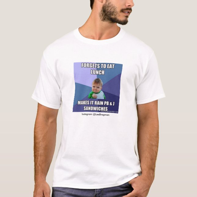 Success Kid PB&J Meme T-Shirt (Front)