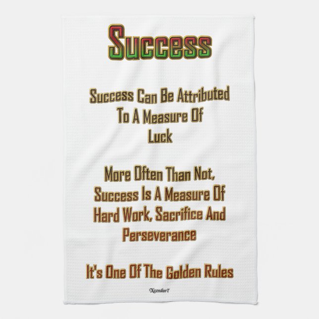 Success Kitchen Towel (Vertical)