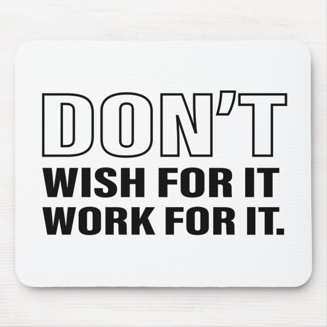 Success Life Tips Quote Art Cool Text Graphic Mouse Pad (Front)