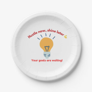 Success Motivation Paper Plate