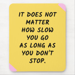 Success Motivational / Inspirational Quote Mouse Pad