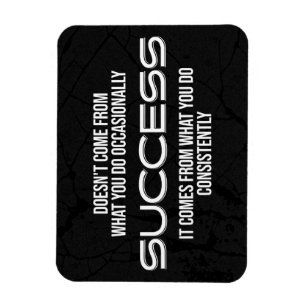 Success Motivational Quote Magnet