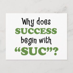 Success... or not postcard
