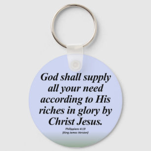 Success Philippians 4:19 Abbrev Keychain