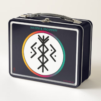 Success & Prosperity Bindrune #RuneKids Metal Lunch Box