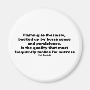 Success Quote Magnet