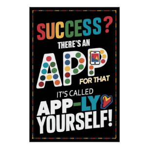 Success? There’s an App for That – Apply Yourself  Poster
