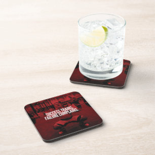Success Trains Failure Complains. Gym Motivational Coaster