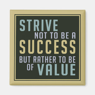 Success & Value Motivational magnet