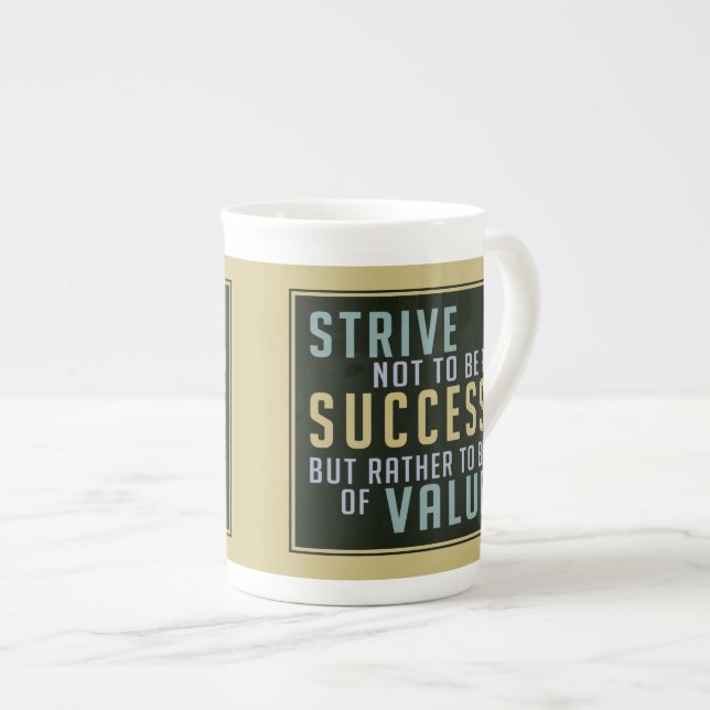 Success & Value Motivational mugs (Front Right)