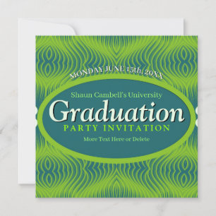 Success Vibration Graduation Invitation