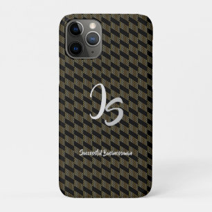 "Successful Businessman" Personal Gold Monogram iPhone 11 Pro Case