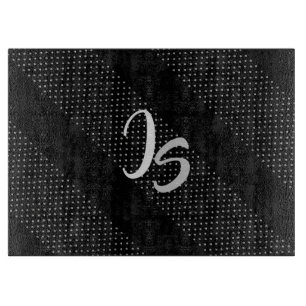 Successful Businessman Personal Silver Monogram Cutting Board
