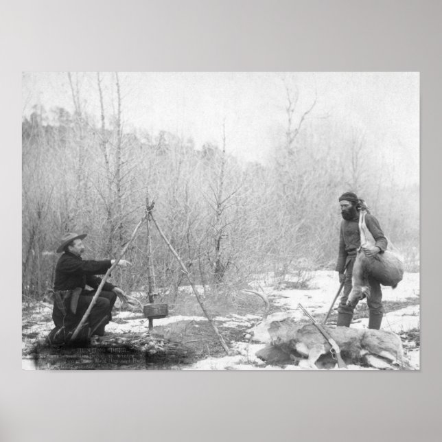 Successful Dear Hunt Near Deadwood Photograph Poster (Front)