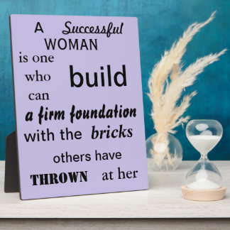 Successful Woman Plaque