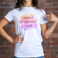 Successful Woman Quote Script Pink Watercolor Bold