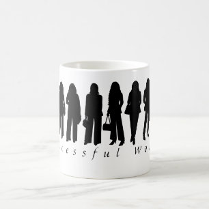 Successful Woman Silhouette Coffee Mug