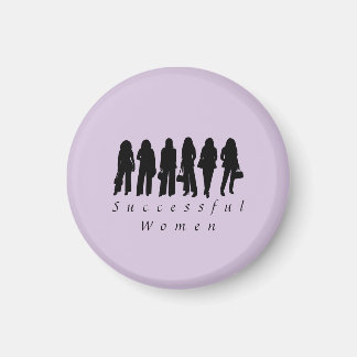 Successful Woman Silhouettes Magnet