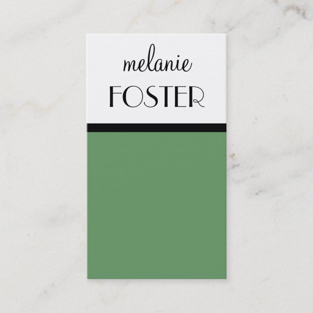 Successfully Simple Business Card (Front)