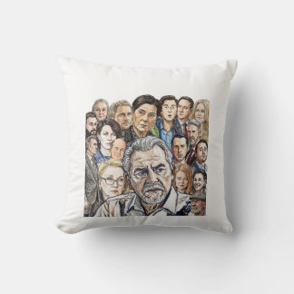 Succession - Collage Throw Pillow